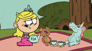 S6E14A Lola having a tea party at Tall Timbers Park