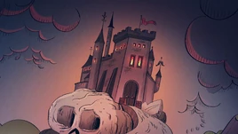 S8E07A Rita points to a spooky castle