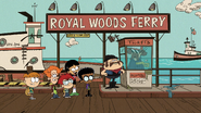 S5E02 Lincoln's friends are at the Royal Woods Ferry