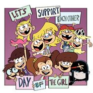 The 2020 Day of the Girl pic from The Loud House's Instagram account