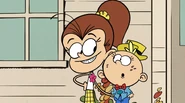 "Introducing Luan Loud and her amazing dummy, Lil Lil!"