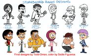 S3E25A Board to final character designs