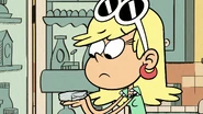 "Ooh, one of Dad's yummy brownies. But, wait, didn't Luan call this? Well, she won't mind if I just break off a little corner."