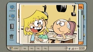"Lori feeding me my first ice cream."