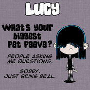 Lucy Q&A Pet Peeve