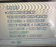 Episode Selection menu