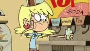 "Look at me. Stealing lemonade. Lori Loud is such a rule-breaker."