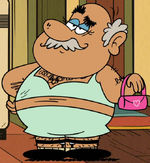Hector wearing Carlota's turquoise romper.png