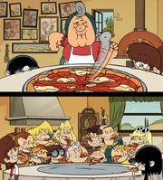 How is she able to make 13 evenly slices?