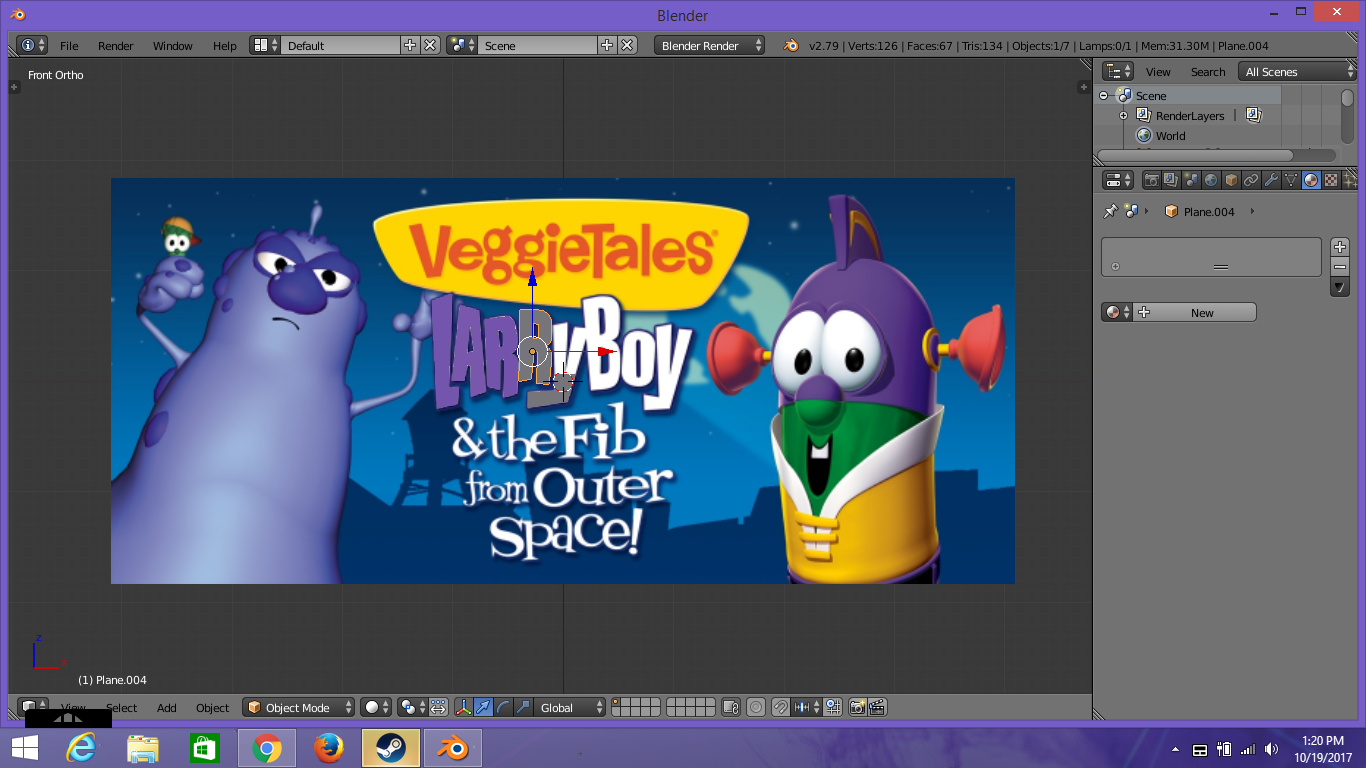 blender 3d animation veggietales