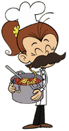 Luan's chef disguise