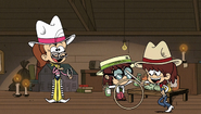 S1E26B Luan, Lisa and Lynn in western wear