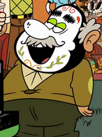 Hector wearing Dias de los Muertos makeup.png