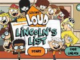 Living Loud: Lincoln's List