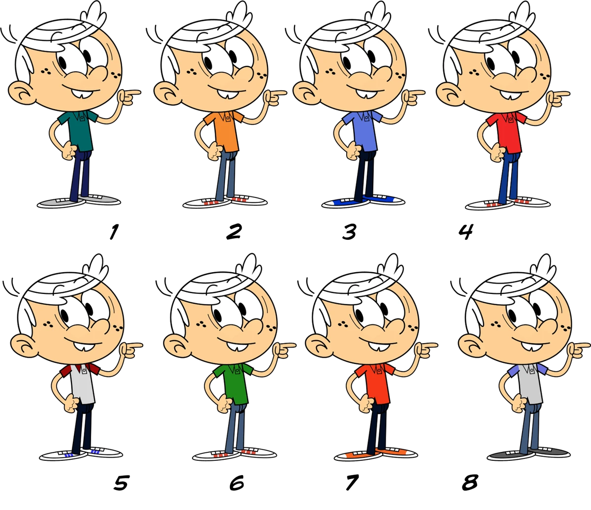 User blogTheMaximumMatt/Lincoln Loud Alternate Skins The Loud House