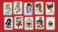 Cards of Lincoln's Sisters, AKA "The Full Deck"