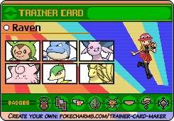 create a pokemon trainer card