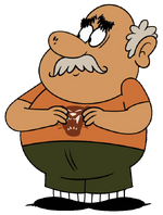 Hector's Gatos fan getup without the cap.png