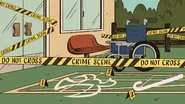 "And now it's a crime scene."