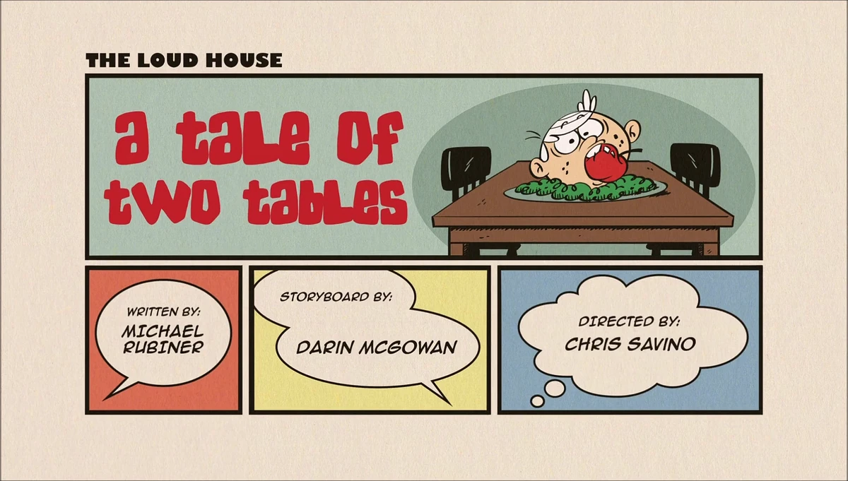 A Tale of Two Tables The Loud House Encyclopedia Fandom