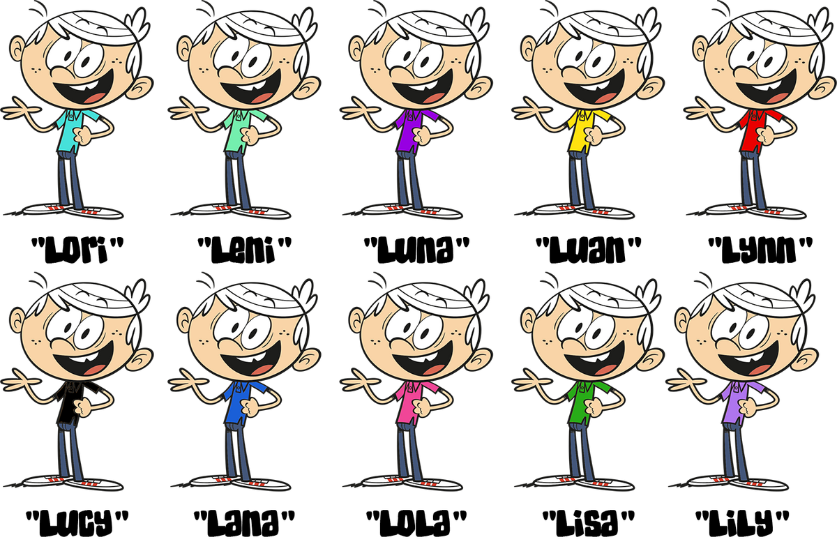 User Blogweavillainpoll Lincoln Loud Color Swap The Loud House Encyclopedia Fandom 8916