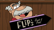 S7E11B I had this Flip's Food and Fuel sign made special for the big game
