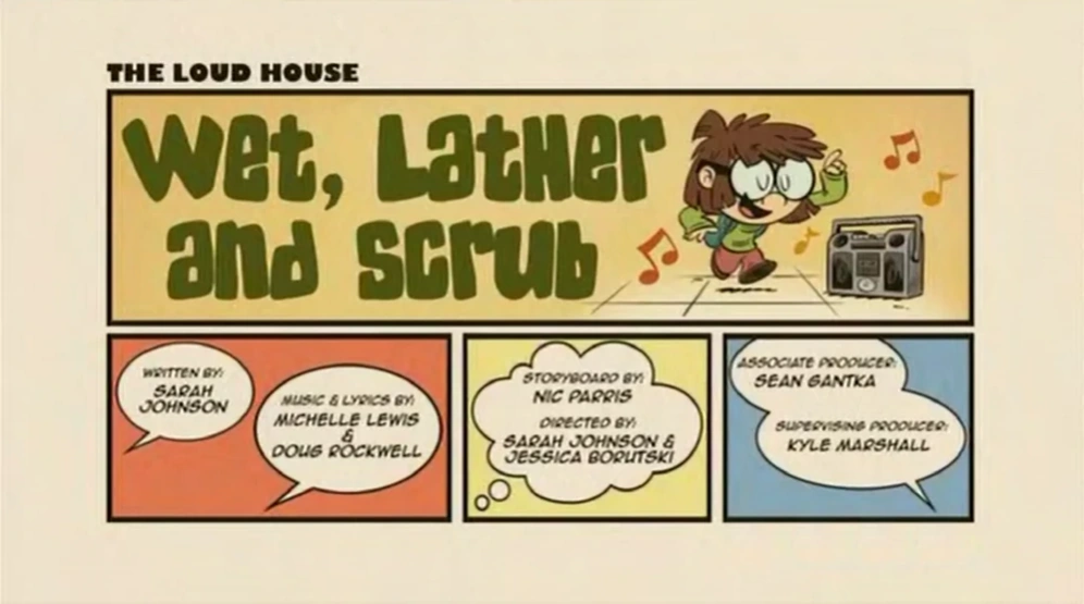 Wet, Lather and Scrub The Loud House Wikia Fandom