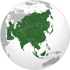 Map of Asia