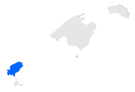 Map of Ibiza