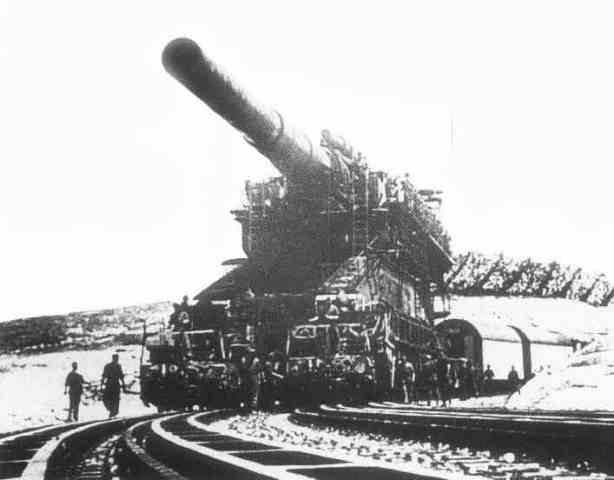 Schwere Gustav Railgun Shell, Imperial War Museum, London