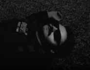 Dave dead on the pavement.