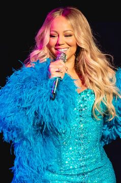 Mariah Carey puts on an eye-popping display in London
