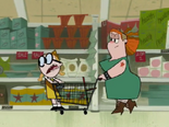 Bessie and her mom shopping