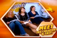 Jessica Chaffin, Jessica Gao and Cynthia True, three prominent writers for the series.