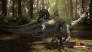 A swarm of Deinonychus