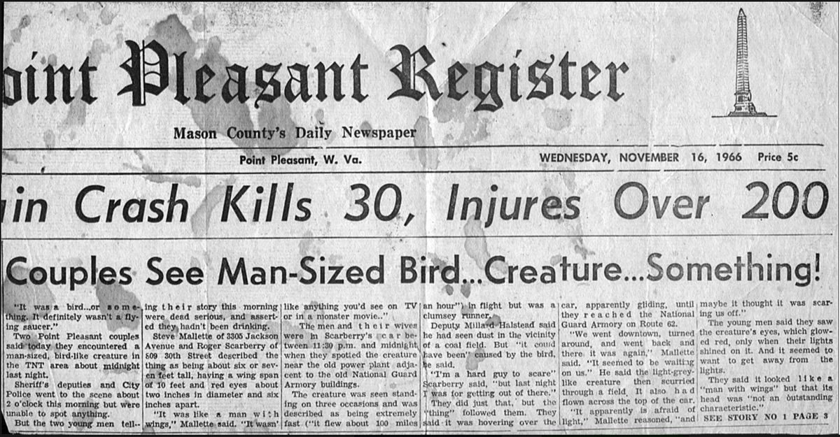 Couples See Man-Sized Bird...Creature...Something | TheMothMan Wikia ...
