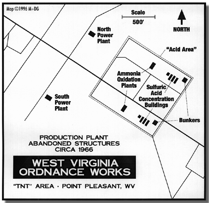 West Virginia Ordnance Works Map The Mothmanlives Website | Themothman Wikia | Fandom