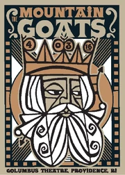 Tour poster for the April 2016 Columbus Theatre date. Artist: Ghost Town Studio.