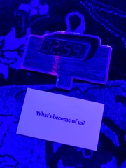 Sticker released at the show, courtesy of Reddit.