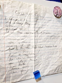 Setlist picture from Reddit