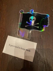 Sticker released at the show, courtesy of Reddit.