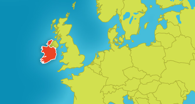 Карта мира ирландия на карте мира