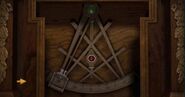 Solving this sextant puzzle isn't hard, if you have found the clues