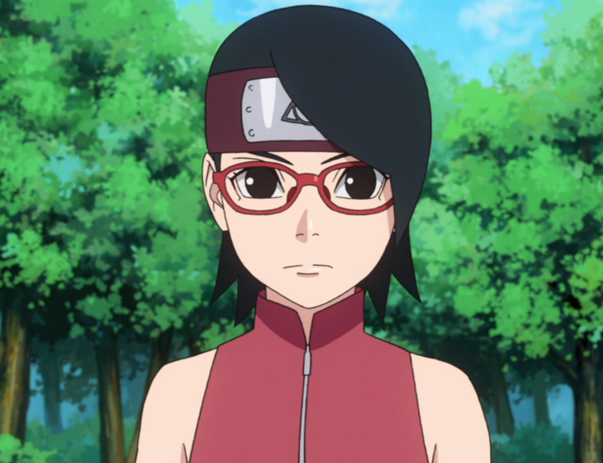 uchiha sarada (naruto and 1 more) drawn by hatano_kiyoshi