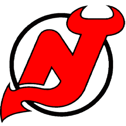 NHL New Jersey Devils 2-Hit Logo Red T-Shirt