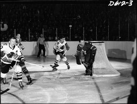 Hockey game, Toronto Maple Leafs vs