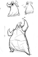 Oogie Boogie concept art for Wicked Villains Event