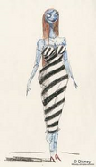 Concept Art of Sally's Original Design