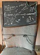 A Screen Used Prop of the Chalkboard from Jack's House