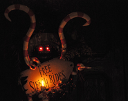 The monster in haunted mansion holiday